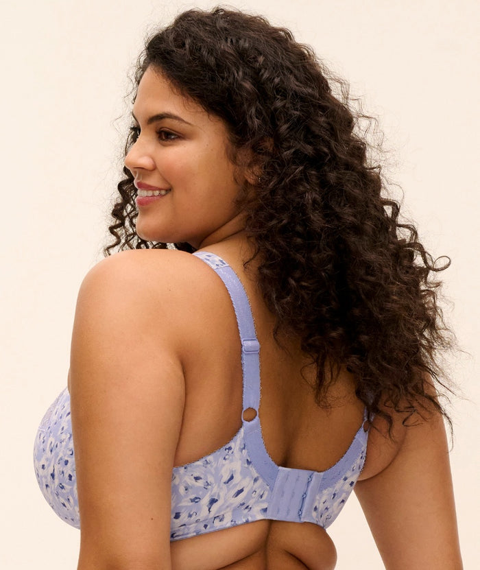 Elomi Morgan Underwired Bra - Blue Leopard