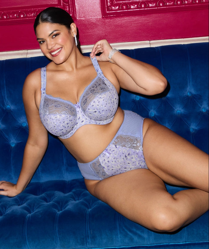 Elomi Morgan Underwired Bra - Blue Leopard