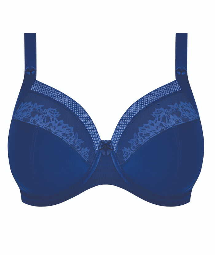Elomi Nerina Underwire Stretch Plunge Bra - French Navy