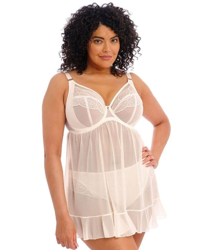 Elomi Priya Underwired Babydoll - Vanilla Babydoll / Chemise