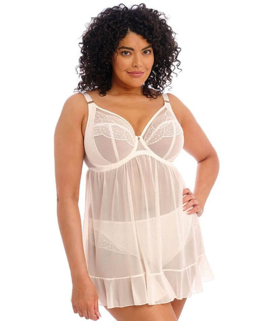 Elomi Priya Underwired Babydoll - Vanilla Babydoll / Chemise