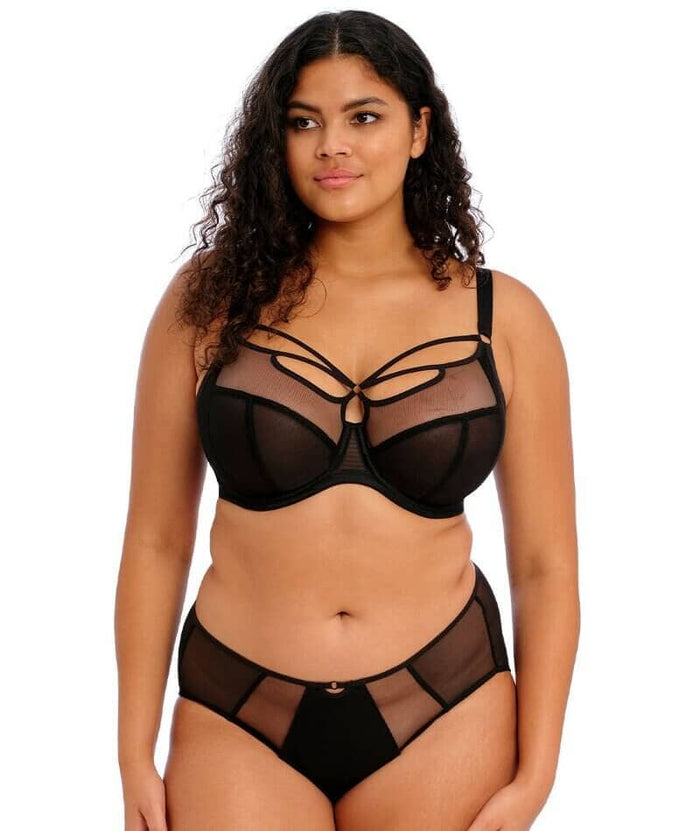 Elomi Sachi Underwired Plunge Bra - Black Bras