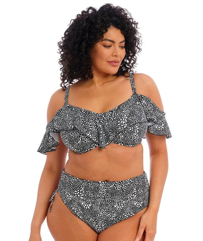 Elomi Swim Pebble Cove Underwired Bikini Top - Black Swim