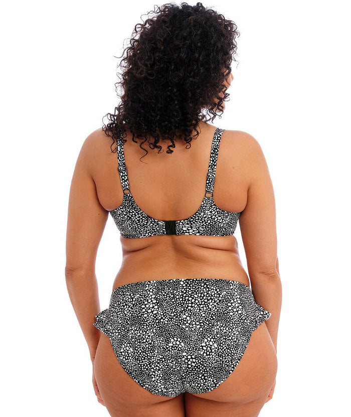 Elomi Swim Pebble Cove Underwired Plunge Bikini Top - Black Swim