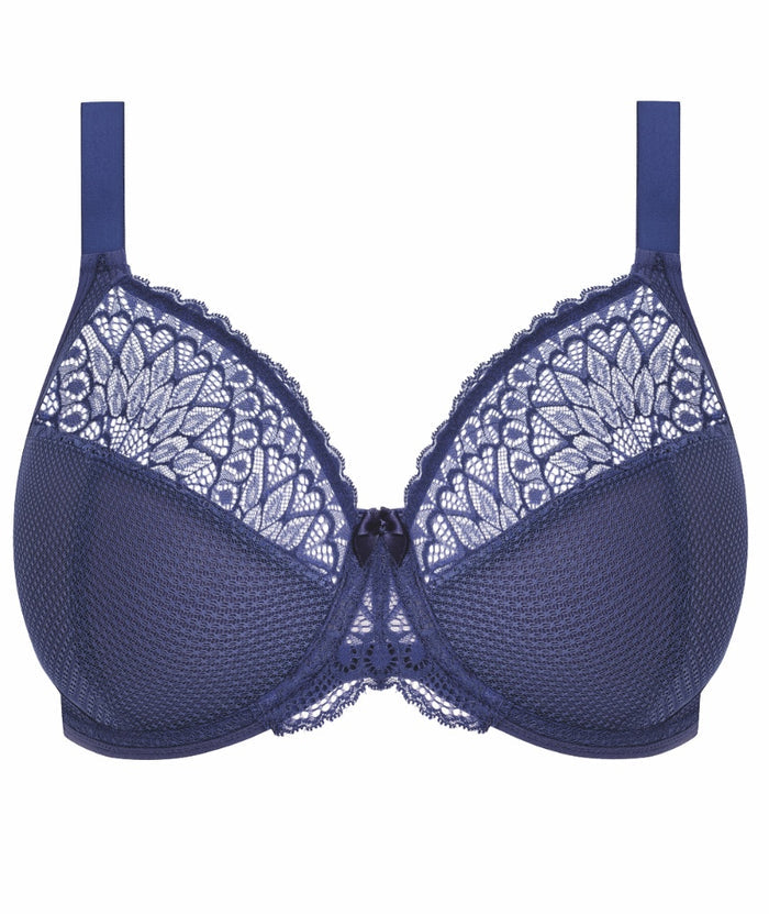 Elomi Tiernie Underwire Stretch Plunge Bra - Denim