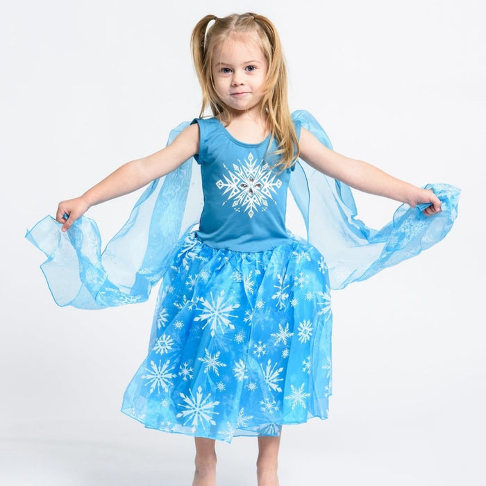 Elsa Frozen Dress - letsdressup.com.au - Girls Dress Ups