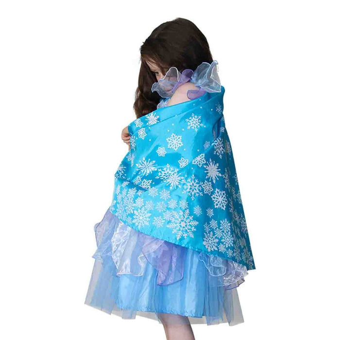 Elsa Frozen Snowflake Cape x 10 - letsdressup.com.au - Girls Dress Ups