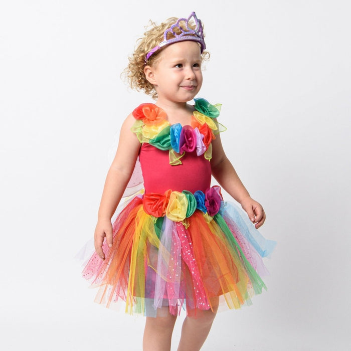 Enchanting Fairy Dress Pastel - letsdressup.com.au - Girls Dress Ups