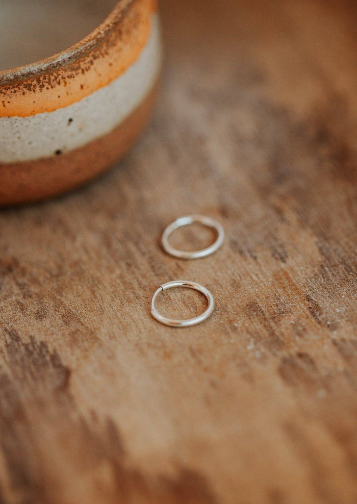Endless Hoops | 14kt Gold Fill + Sterling Silver