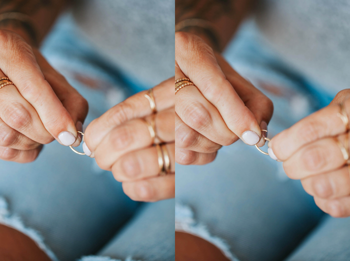 Endless Hoops | 14kt Gold Fill + Sterling Silver