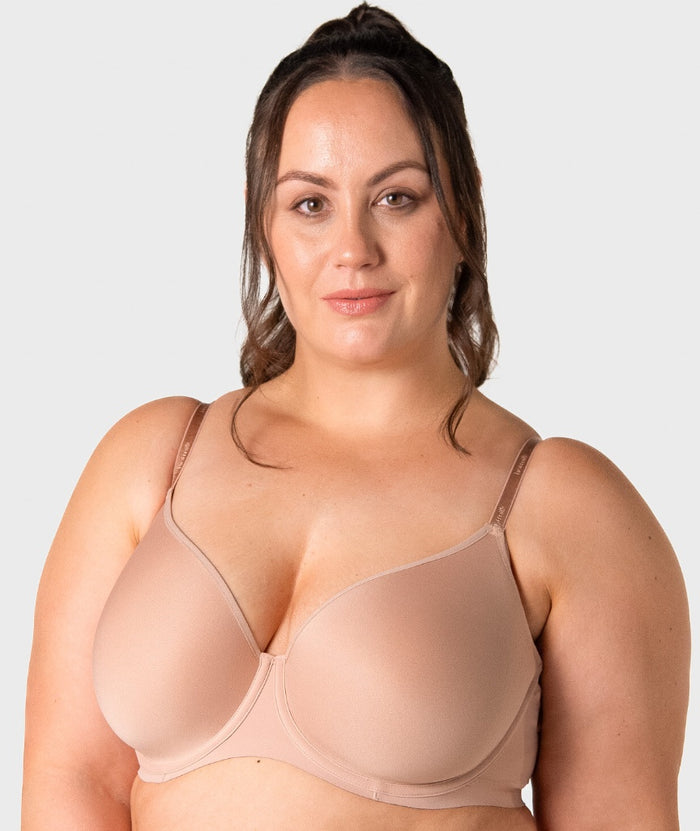 Evolve Effortless Sculpt T-Shirt Flexi-Wired Bra - Cashmere