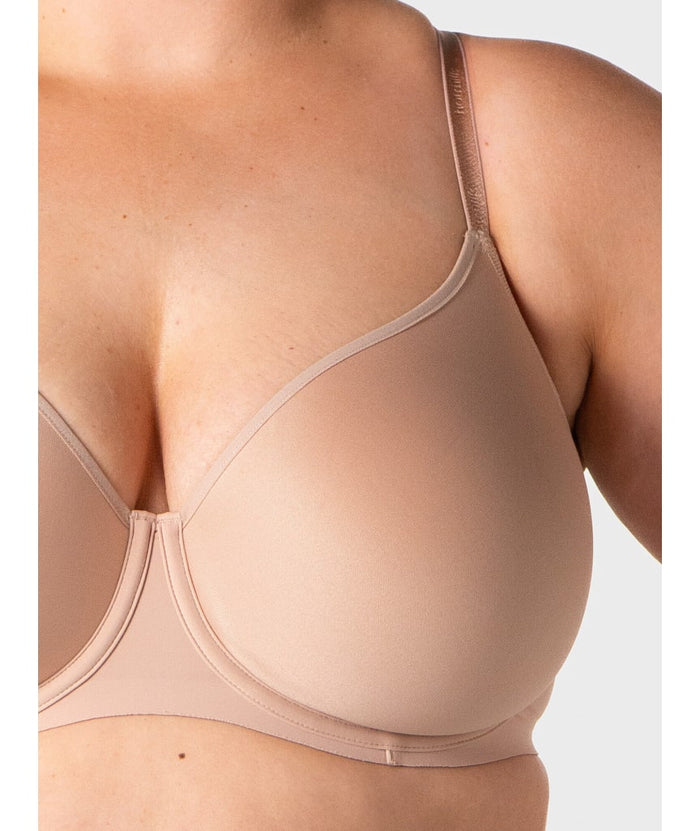 Evolve Effortless Sculpt T-Shirt Flexi-Wired Bra - Cashmere