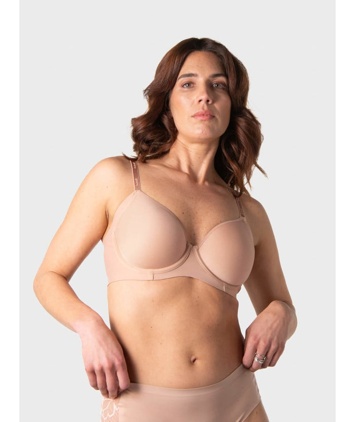 Evolve Effortless Sculpt T-Shirt Flexi-Wired Bra - Cashmere