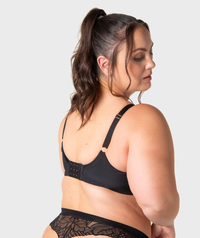 Evolve Luxe Wire-Free Full Cup Bra - Black