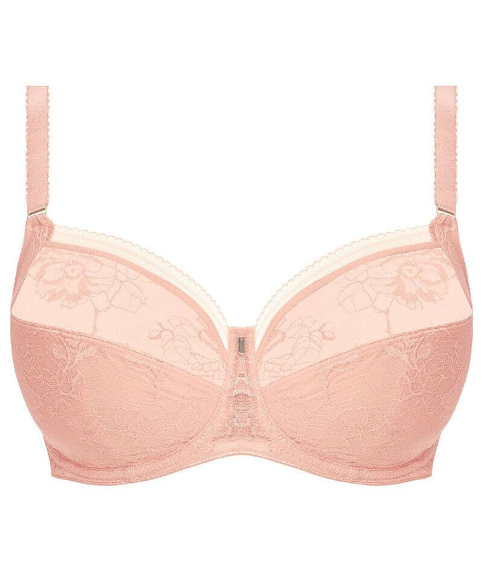 Fantasie Fusion Lace Underwire Full Cup Side Support Bra - Blush Bras