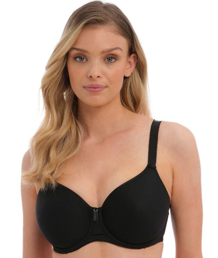 Fantasie Rebecca Essentials Moulded Spacer Underwired Bra - Black Bras