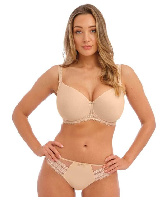 Fantasie Rebecca Moulded Spacer with Embroidery Underwired Bra - Nude Bras