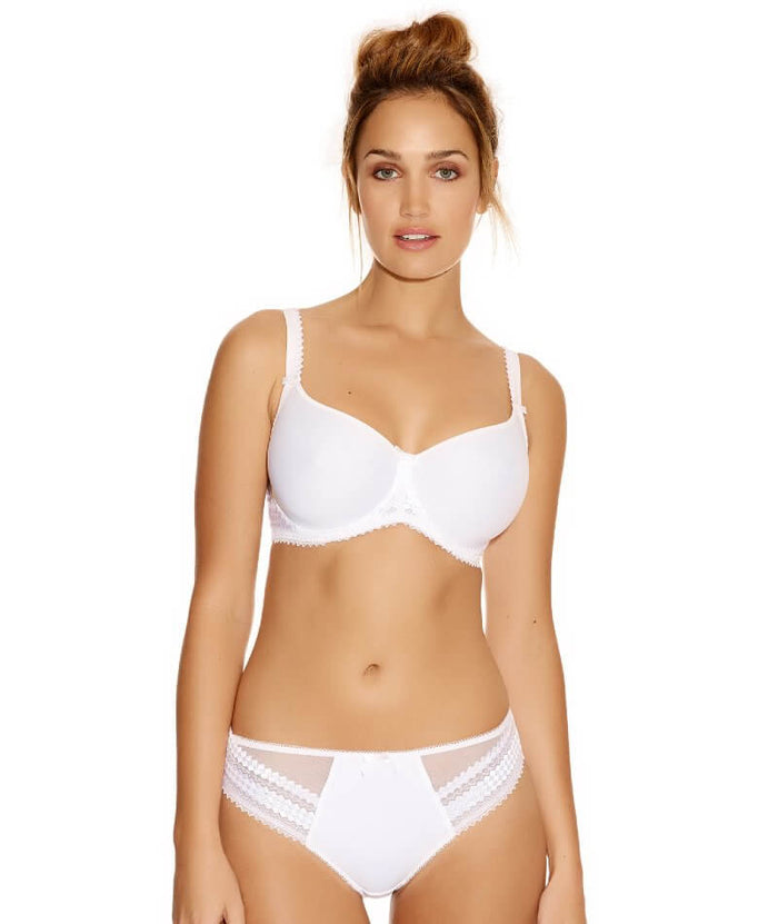 Fantasie Rebecca Moulded Spacer Underwired Bra - White Bras