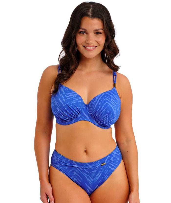 Fantasie Swim Punta Mita Mid Rise Bikini Brief - Sapphire