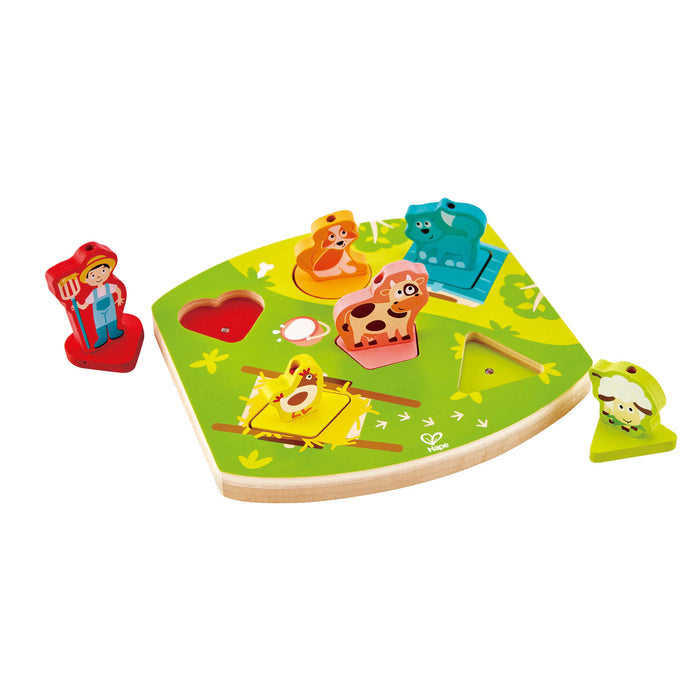 Farmyard Sound Puzzle on a white backround