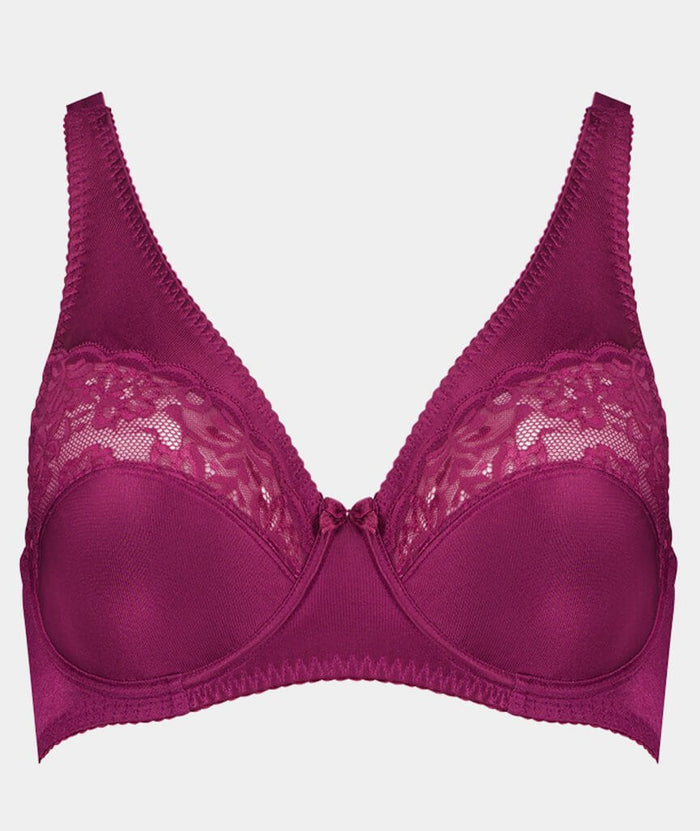 Fayreform Classic Underwire Bra - Beaujolais