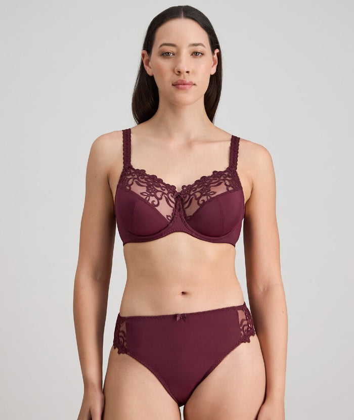 Fayreform Coral Underwire Bra - Fig