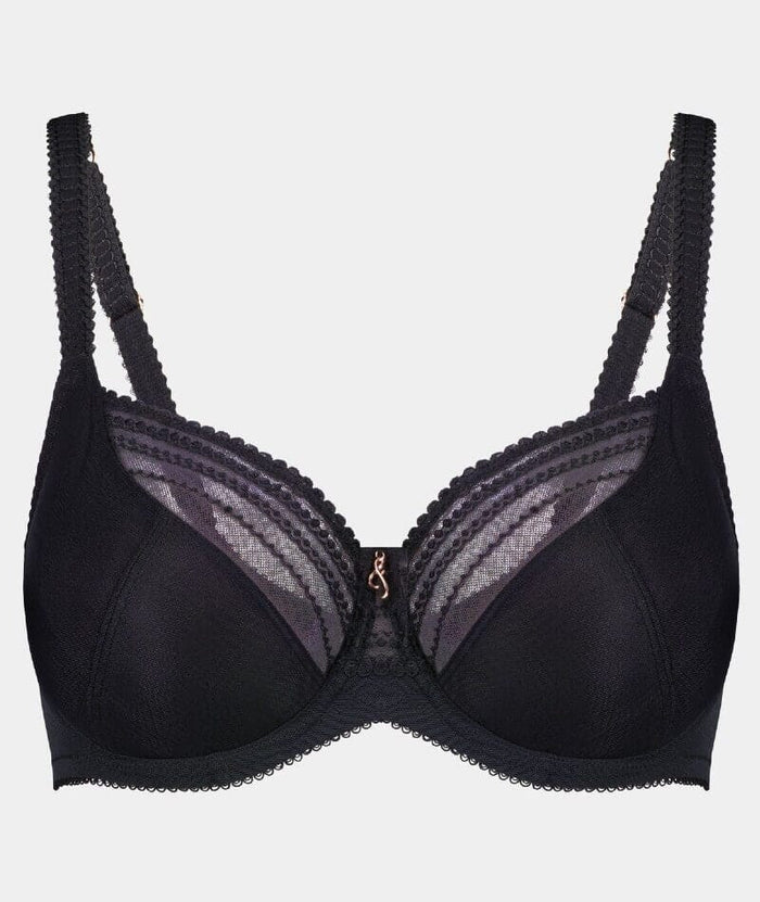 Fayreform Faithful Underwire Bra - Black Bras