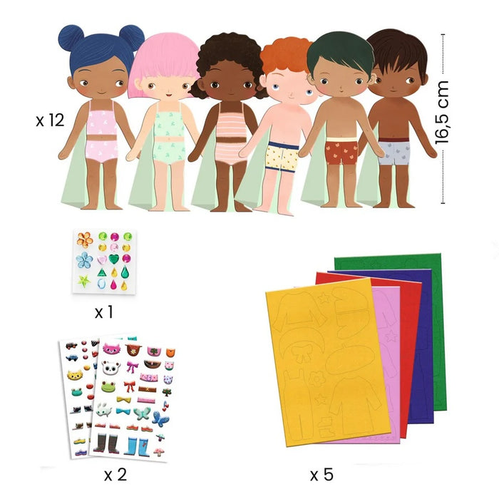 Felt Characters Dress Up