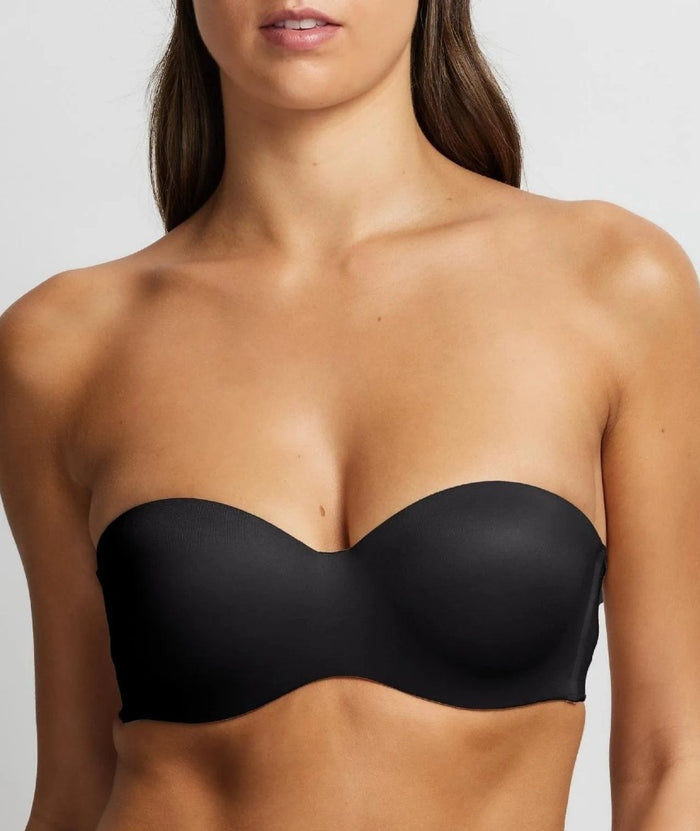 Finelines Memory Strapless Bra - Black