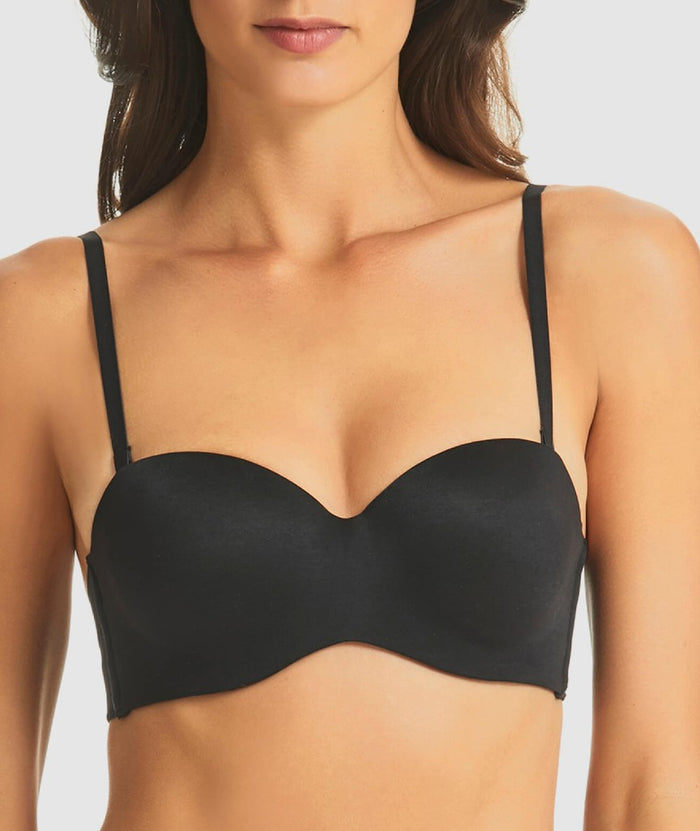 Finelines Memory Strapless Bra - Black