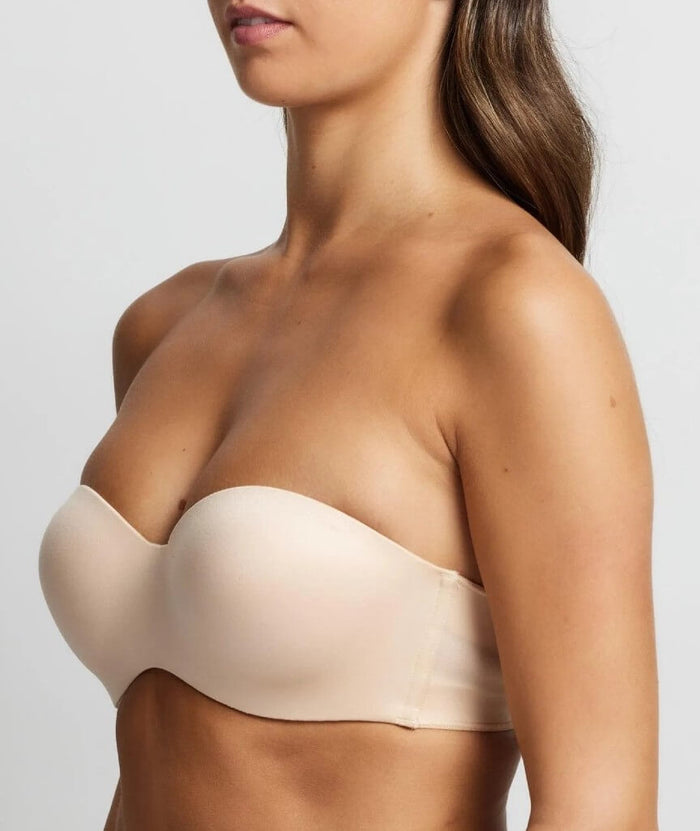 Finelines Memory Strapless Bra - Skin