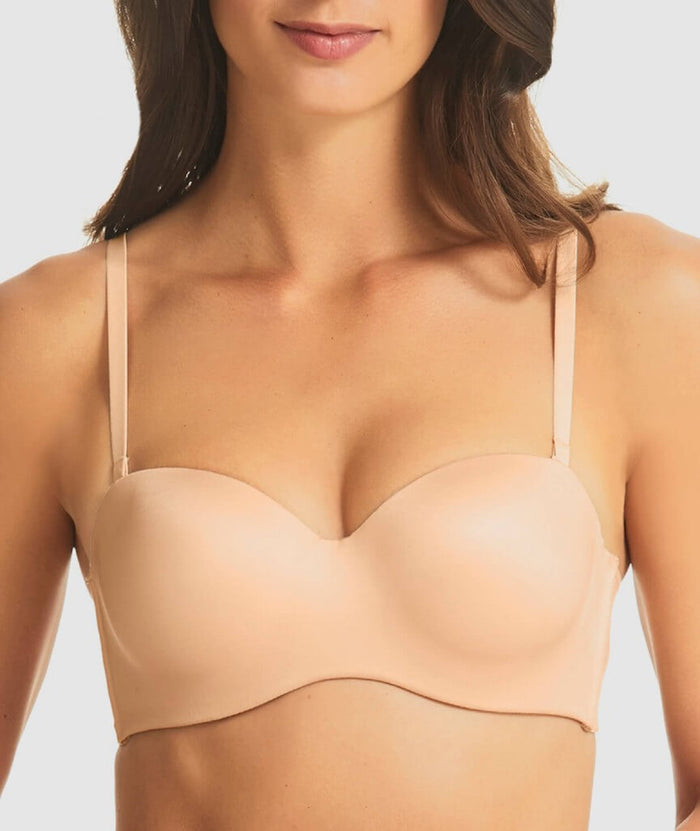 Finelines Memory Strapless Bra - Skin