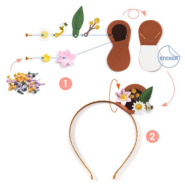 Flower Friends DIY Headbands