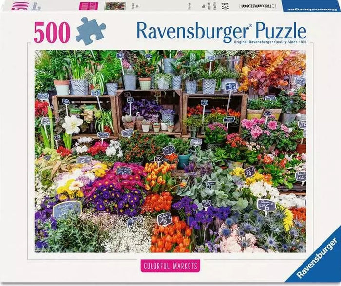 Flower Market, France 500pc Puzzle