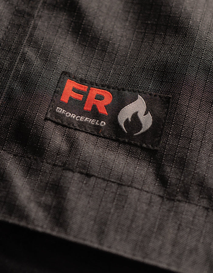 Forcefield Hi-Vis Black Flame-Resistant (FR) Ripstop Light Weight Jacket