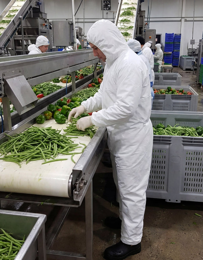 Forcefield Microporous Disposable Hooded Coverall with TPU Film Coating