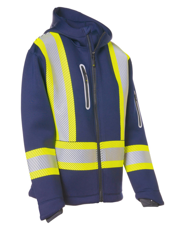 Forcefield Women's Safety Zip-Up Softshell Hoodie