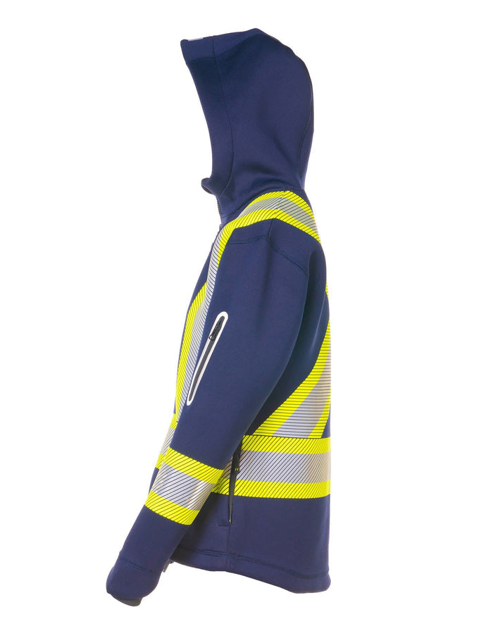 Forcefield Women's Safety Zip-Up Softshell Hoodie