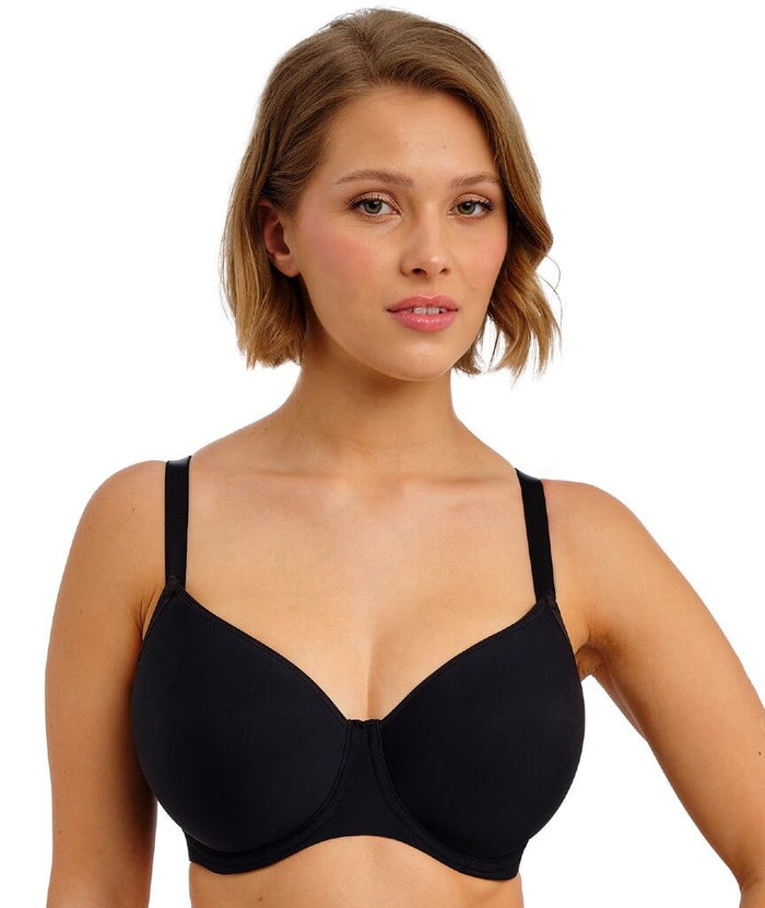 Freya Essentially Smooth Underwire Moulded Balcony T-shirt Bra - Black