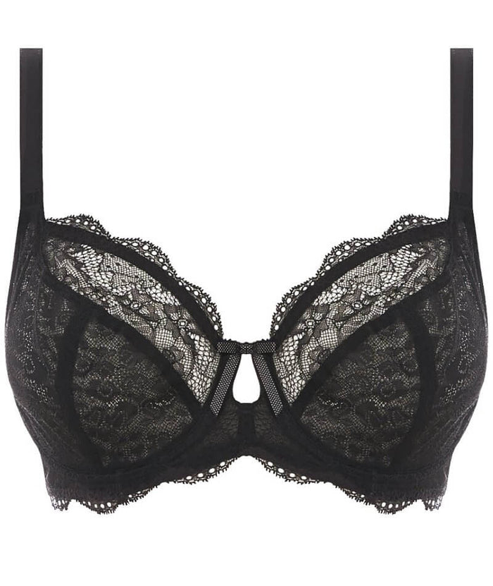 Freya Fancies Underwire Plunge Bra - Black Bras