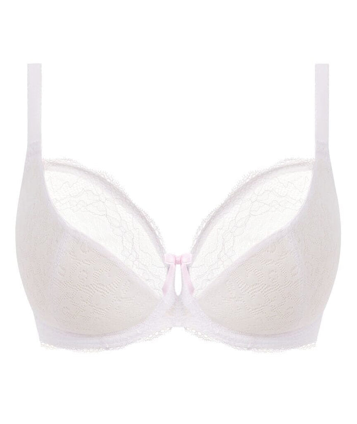 Freya Fancies Underwire Plunge Bra - White Bras