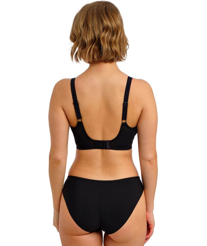 Freya Quinn Underwire Plunge Bra - Black