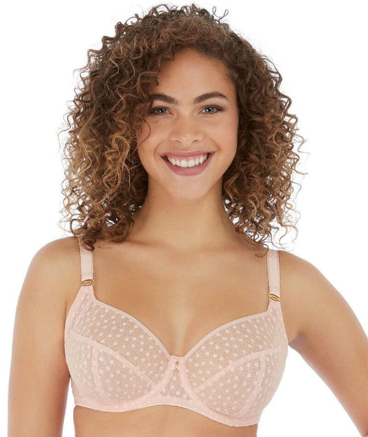 Freya Starlight Underwired D-G Cup Side Support Bra - Rosewater Bras