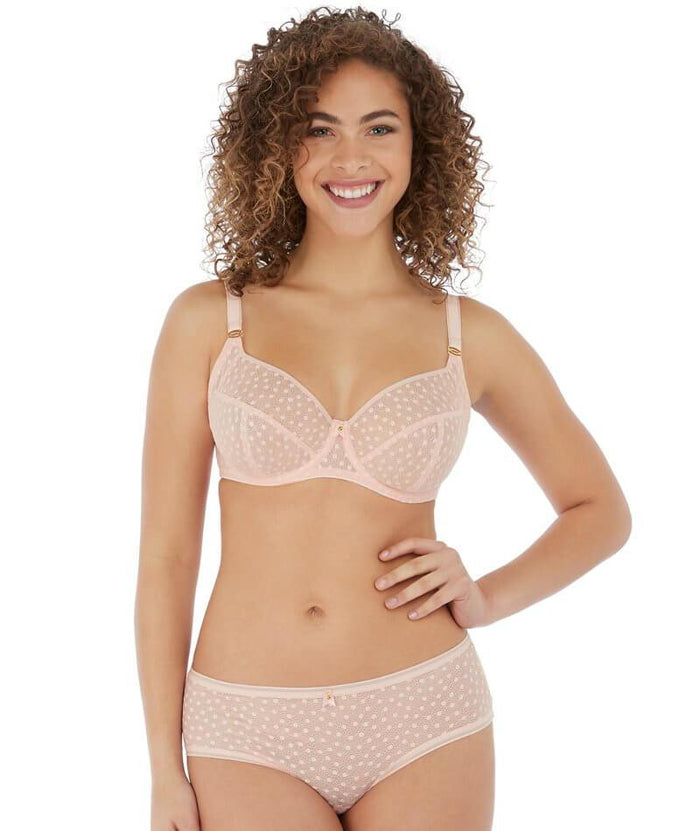 Freya Starlight Underwired D-G Cup Side Support Bra - Rosewater Bras