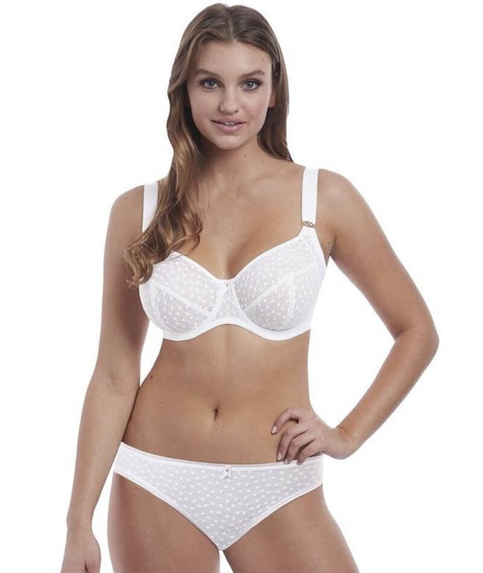 Freya Starlight Underwire Balcony Side Support Bra - White Bras