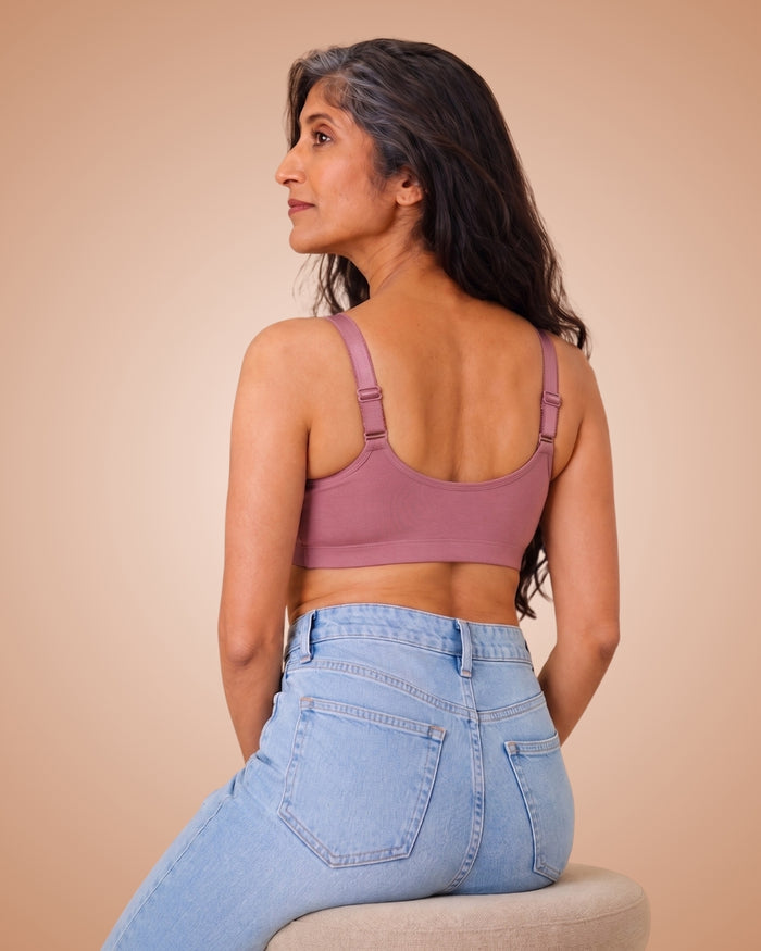 Front Open Non Padded Queen Bra (Blush)