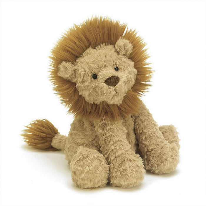 Fuddlewuddle Lion has (unofficially) appointed himself Jellycat's resident Tube Station Explorer, determined to visit every stop on the London Underground. He’s especially fond of stations with escalators – ideal for a dramatic mane toss.

When he’s not getting slightly lost on the Circle Line, he’s comparing adventure notes with Wanderlust Elly – because nobody does accidental detours quite like her.