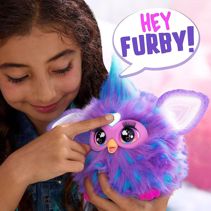 Child with colorful Furby Toy