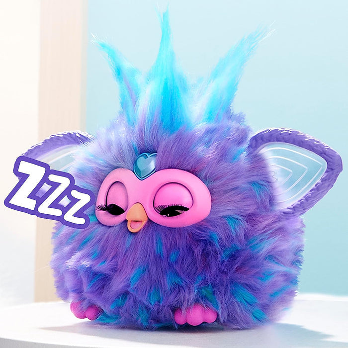 Colorful Furby Toy sleeping
