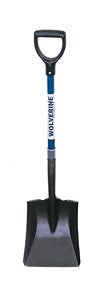 Garden Spade, 27″ Fiberglass D-Handle w/ Square Blade-Wolverine Tools-Atlas Preservation